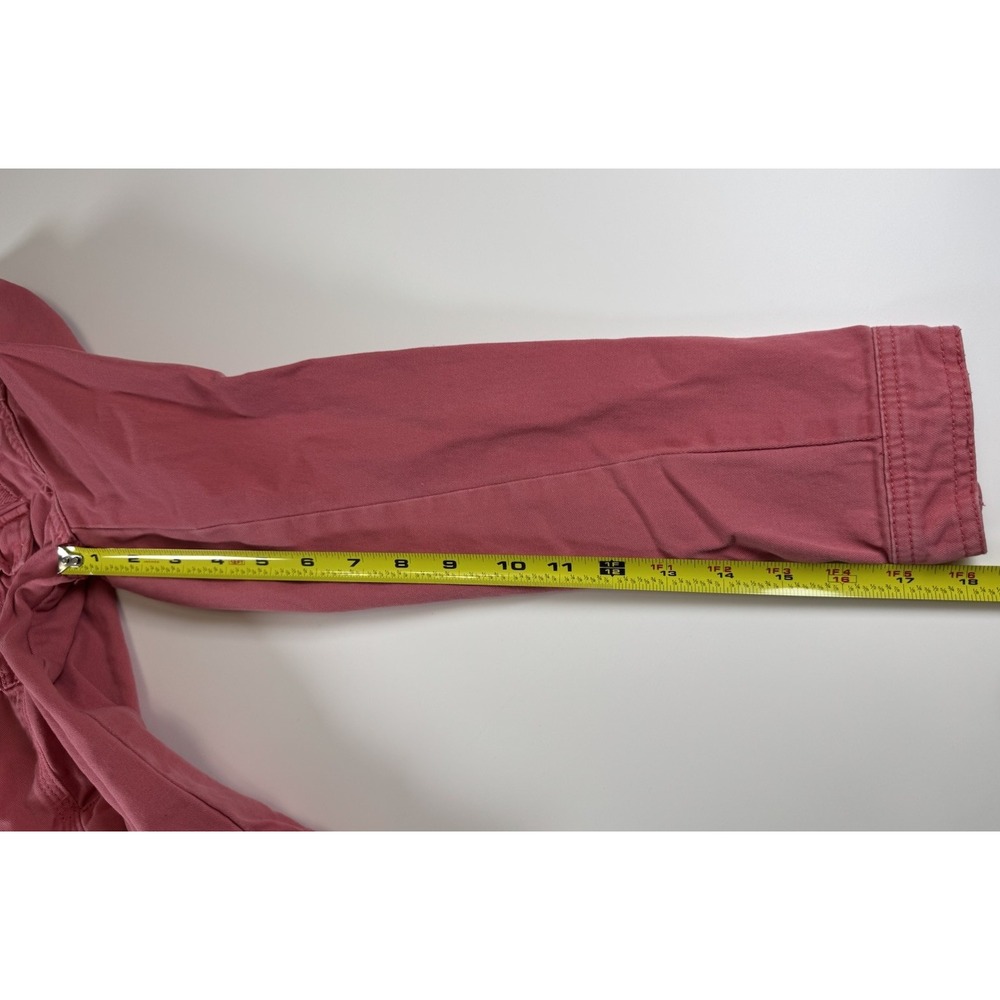 Maurices Pink Lightweight Snap Button Front Biker Military Jacket Womans Size XS - Picture 7 of 9